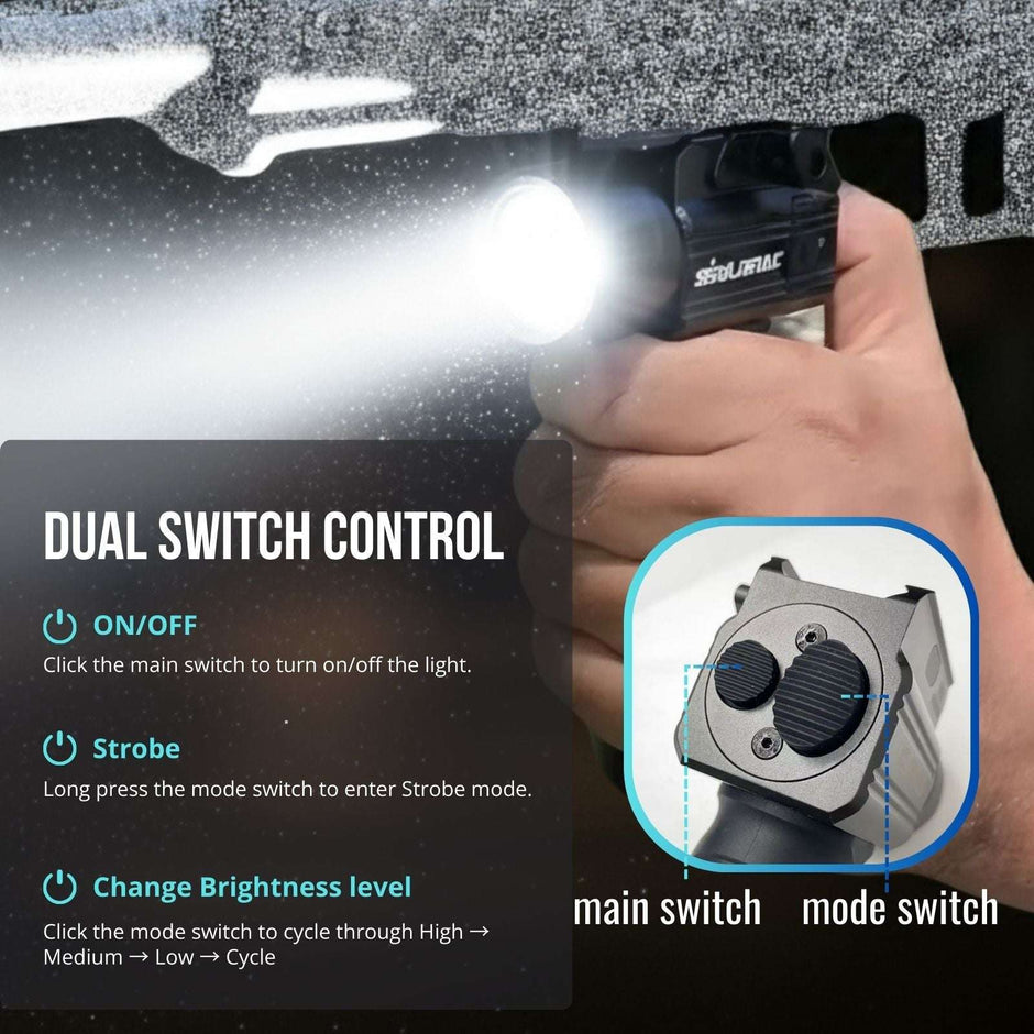 Shooters Gate VGL1 1000 Lumen Foregrip Light w/ Strobe