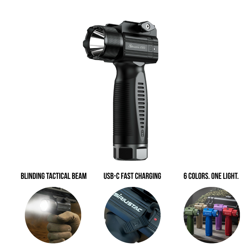 Shooters Gate VGL2 Flashlight Vertical Foregrip / Light Combo with Strobe