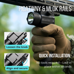 Shooters Gate VGL2 Flashlight Vertical Foregrip / Light Combo with Strobe