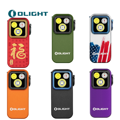 Oclip Pro Clip on Flashlight with Floodlight Spotlight and Red Light