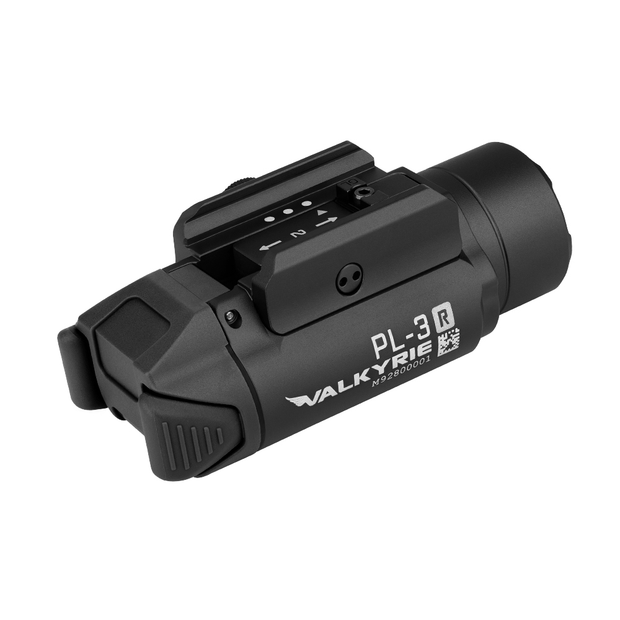 Olight PL-3R Valkyrie Rechargeable Rail Mounted Tactical Light C Black